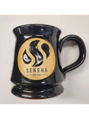 Deneen Pottery Sencha Tea Bar Promotional Mug Handmade Thrown in St. Paul USA